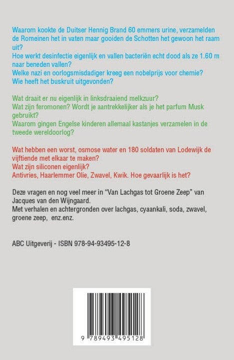 Van lachgas tot groene zeep (Paperback) Van lachgas tot groene zeep (Paperback)