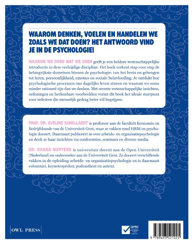 Waarom we doen wat we doen (Paperback) Waarom we doen wat we doen (Paperback)