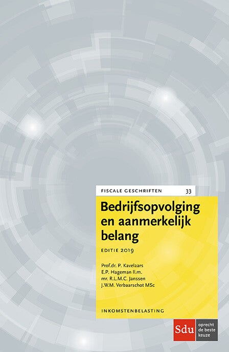 Bedrijfsopvolging en aanmerkelijk belang (Paperback)