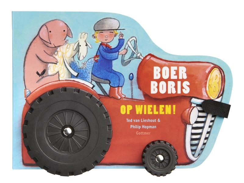 Boer Boris op wielen (Kartonboek)