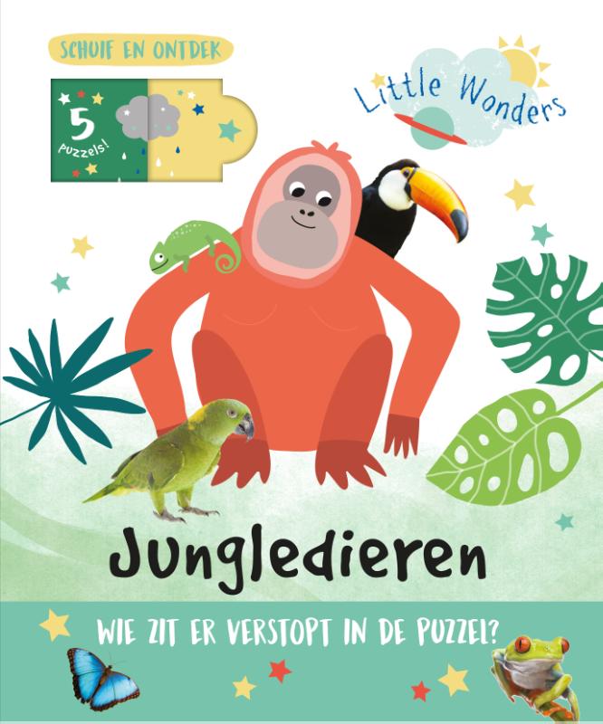 Jungledieren - Schuif en ontdek (Kartonboek)