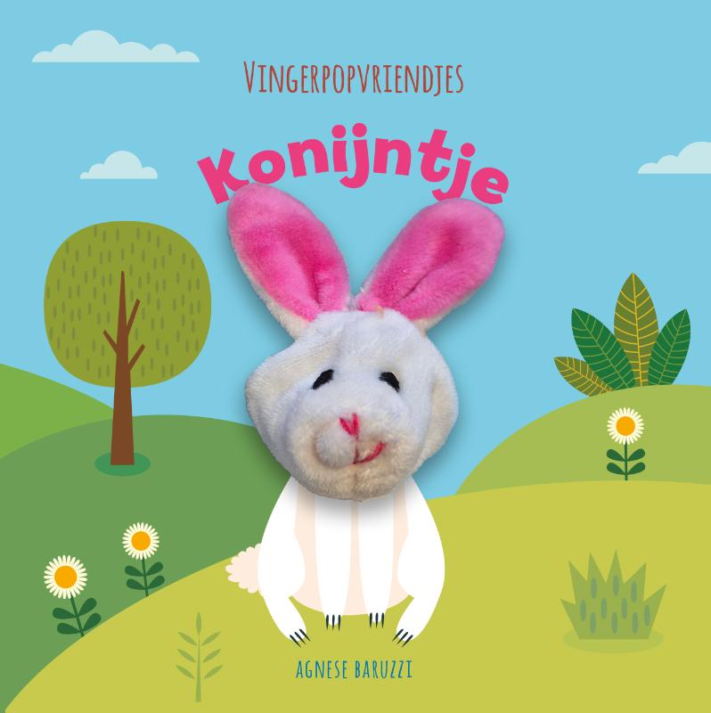 Konijntje - Vingerpopvriendjes (Kartonboek)