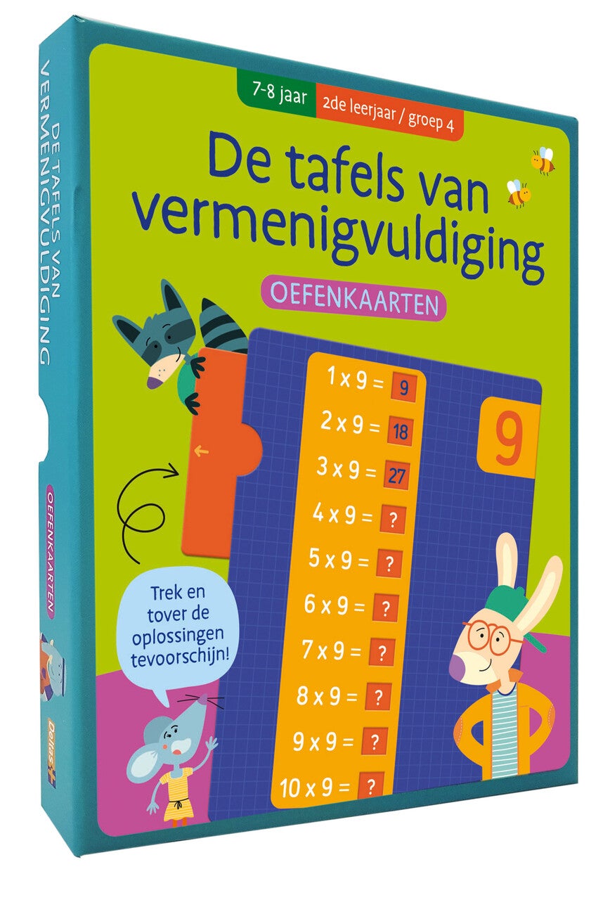 De tafels van vermenigvuldiging (Paperback)