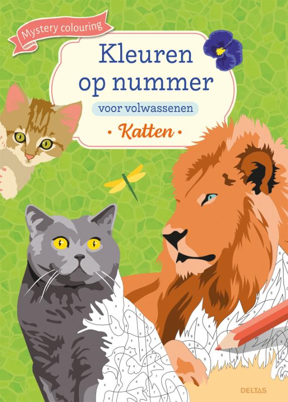 Kleuren op nummer voor volwassenen - Katten (Paperback)