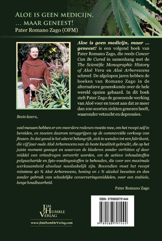 Aloe is geen medicijn ... maar geneest! van Romano Zago bestellen?