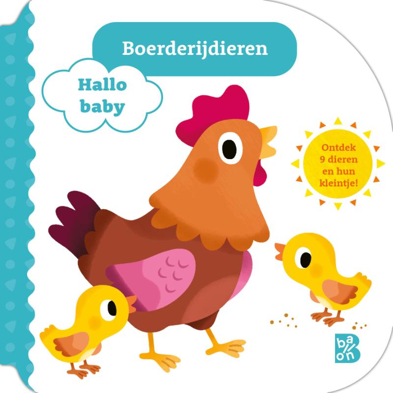Hallo baby: Boerderijdieren (Kartonboek)