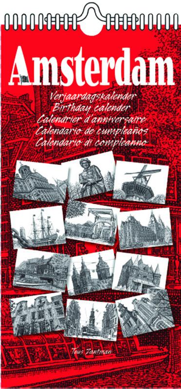 Amsterdam verjaardagskalender (Kalender)
